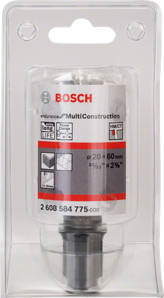 Витривала коронка Bosch MultiConstruction 20x60 мм.