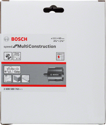 Кільцеріз Bosch MultiConstruction для легкого різання різних матеріалів.