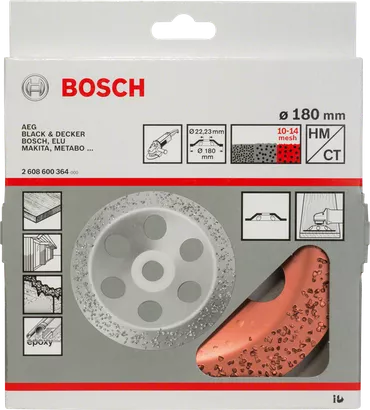 Шліфувальна головка Bosch з твердосплавним карбідом 180 мм.