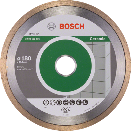Алмазний відрізний диск Bosch Standard for Ceramic 180 мм.