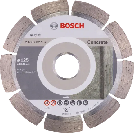 Алмазний відрізний диск Bosch Standard для бетону 125 мм.