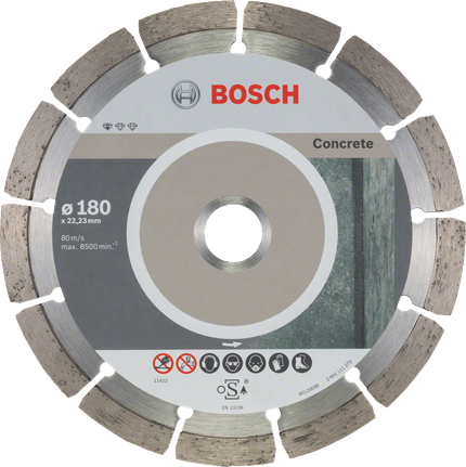 Алмазний відрізний диск Bosch Standard для бетону 180 мм.