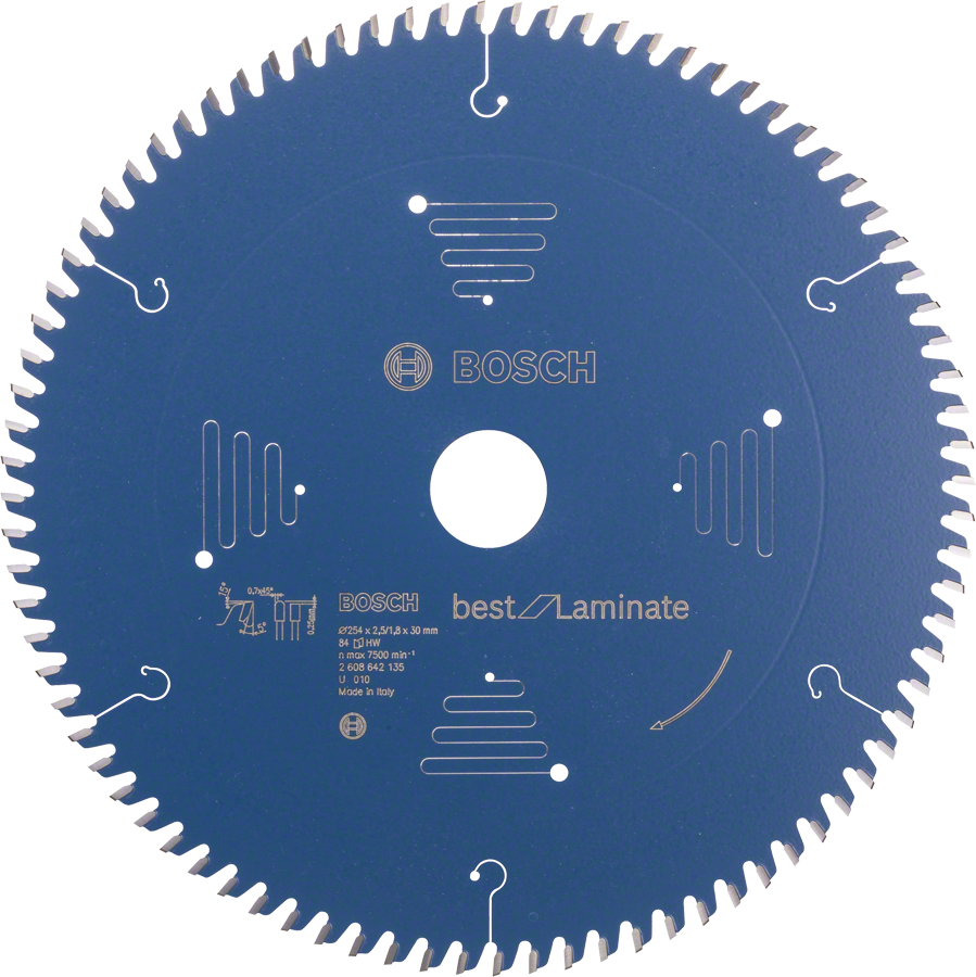 Дисковий пилковий диск Bosch Best for Laminate, 84 зубці.