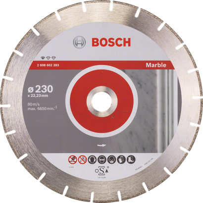 Алмазний відрізний диск Bosch Standard для мармуру 230 мм.