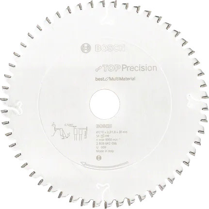 Дисковий пилковий диск Bosch Top Precision Best for Multi Material.