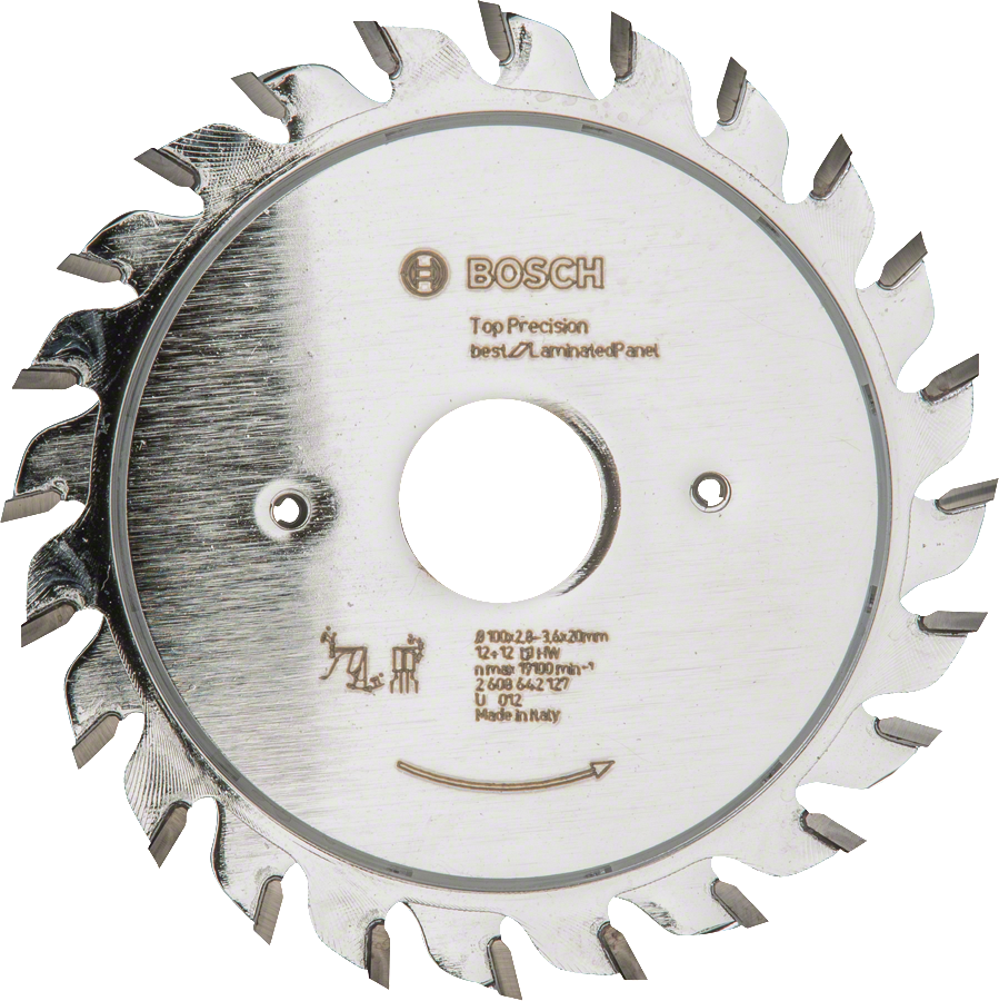 Підрізне лезо Bosch для високоточної ламінованої панелі Top Precision.