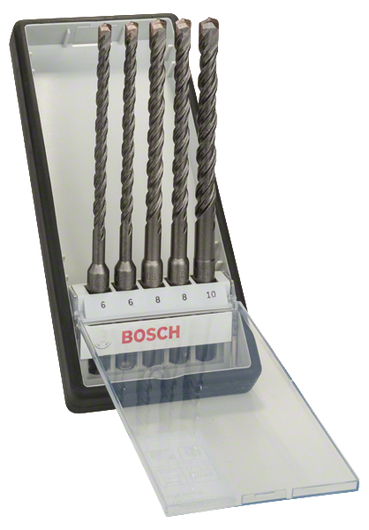 Набір з 5-предметних свердел для ударного різання Bosch Robust Line SDS plus-5.