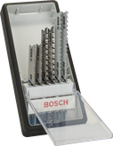 Набір з 6 полотен для лобзика Bosch Robust Line для дерева та металу.