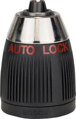 Швидкозатискний патрон Bosch з автоматичним блокуванням 1,5–13,0 мм.