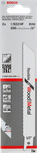 Пильне полотно Bosch S922HF для різання дерева та металу.