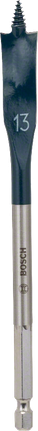 Плоскозуба фреза Bosch Self Cut Speed 13 мм, шестигранна.