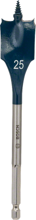 Плоский свердло Bosch 25 мм для свердління деревини.