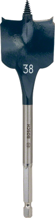 Лопатеве свердло Bosch Self Cut Speed із шестигранним стержнем 38 мм.