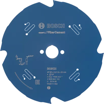 Дискове пильне полотно Bosch Expert для фіброцементу.