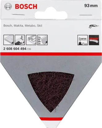 Шліфувальний диск Bosch з грубої флісу 93 мм.