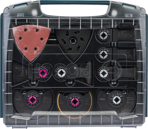 Набір аксесуарів Bosch i-BOXX Pro з 34 предметів.