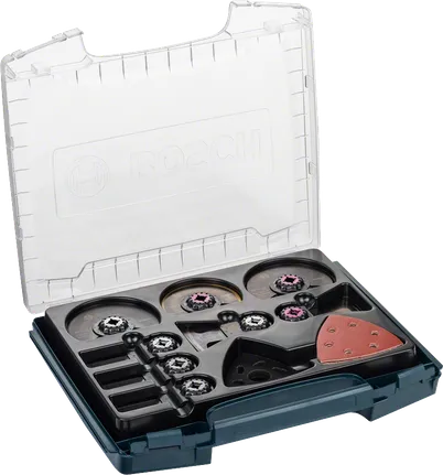 Набір Bosch i-BOXX Pro з 34 предметів для внутрішнього монтажу.