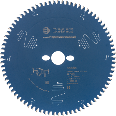 Пильне полотно Bosch Expert для ламінату високого тиску 254x30-80.