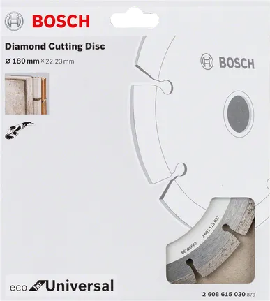 Алмазний відрізний диск Bosch універсального використання, 180 мм.