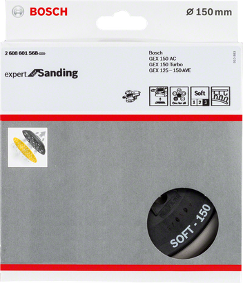 Шліфувальний диск Bosch з кількома отворами 150 мм.