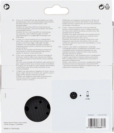 Шліфувальний диск Bosch з кількома отворами 3/8″.