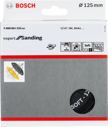 Шліфувальний диск Bosch з кількома отворами 125 мм.