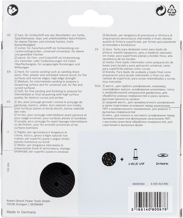 Шліфувальний диск Bosch з кількома отворами 3-3/8″.