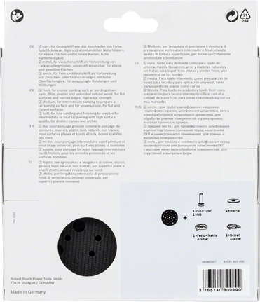 Шліфувальний диск Bosch з кількома отворами 3 5/8 дюйма.