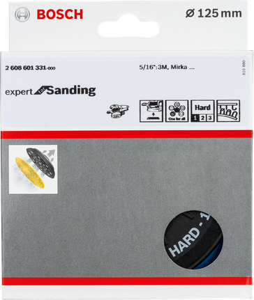 Шліфувальний диск Bosch з кількома отворами 125 мм.