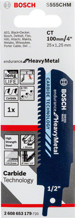 Пильний диск для зворотно-поступальної пилки Bosch S 555 CHM 4 дюйми.