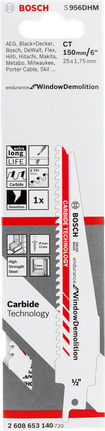 Пильне полотно для демонтажу вікон Bosch 6 дюймів.
