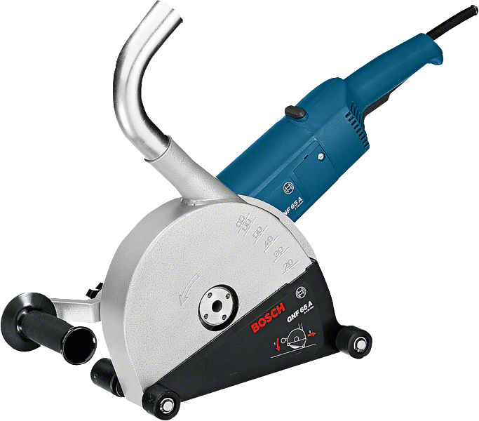 Штроборозпилювач Bosch GNF 65 A потужністю 2400 Вт.