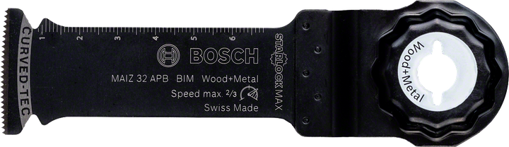 Пильне полотно Bosch Starlock Max MAIZ 32 APB для дерева та металу.