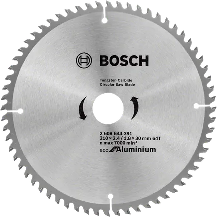 Пильний диск Bosch Eco для алюмінію, 64 зубці.