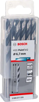 Свердла Bosch HSS PointTeQ 6,7 мм.