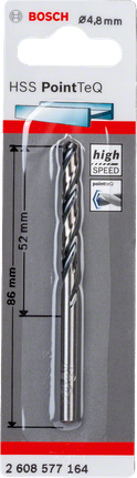Свердло Bosch HSS PointTeQ 4,8 мм.
