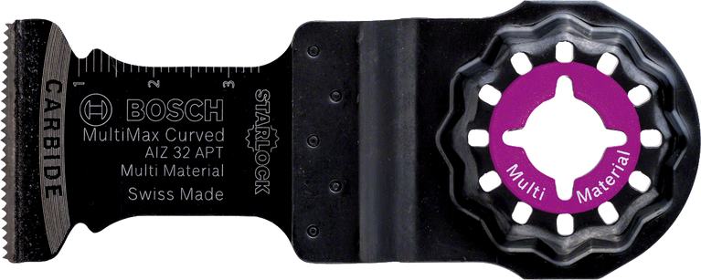 Твердосплавне лезо Bosch MultiMax Curved AIZ 32 APT Starlock.
