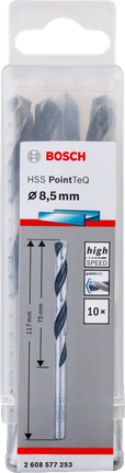 Набір свердел Bosch HSS PointTeQ 8,5 мм.