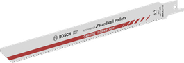Пильне полотно Bosch HardNail Pallets з твердосплавною технологією.