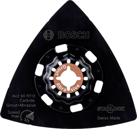 Твердосплавне лезо для затирки та абразивного матеріалу Bosch AVZ90RT10.