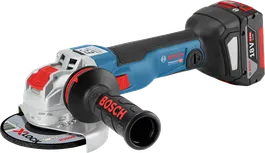 Акумуляторна кутова шліфувальна машина Bosch GWX 18V-10 C з X-LOCK.