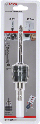 Оправка Bosch PC 3/8″ зі свердлом HSS-G 7,15 мм.