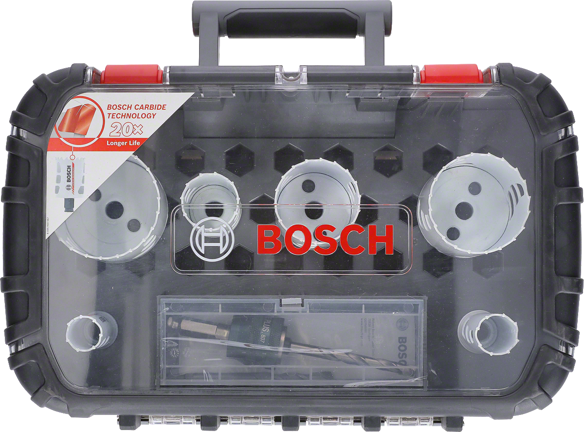 Набір з 9 твердосплавних коронок Bosch 22/25/35/51/60/68.