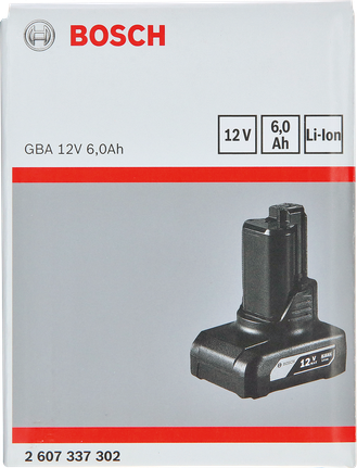 Акумуляторний блок Bosch 12V 6.0Ah Li-Ion.