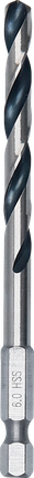 Спіральне свердло Bosch Pro HSS для свердління металу.