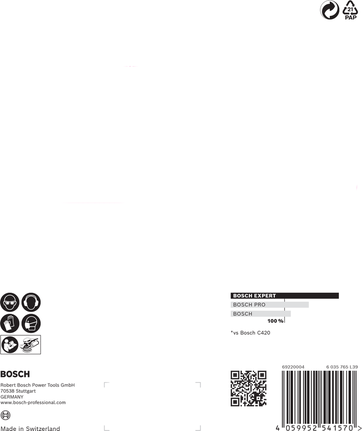 Наждачний папір Bosch C470 150 мм, зернистість 240, 5 шт.