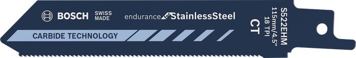 Пильний диск Bosch S 522 EHM для зворотно-поступальної пилки, твердосплавні зубці.