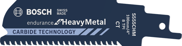 Пильне полотно Bosch S 555 CHM для шабельної пилки для важкого металу.