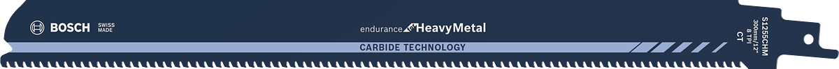 Твердосплавне полотно для лобзика Bosch Endurance HeavyMetal.