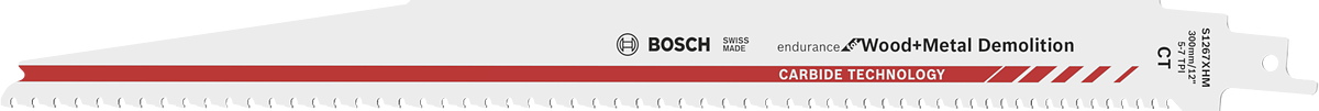Пильне полотно Bosch Endurance Wood+Metal для демонтажу.